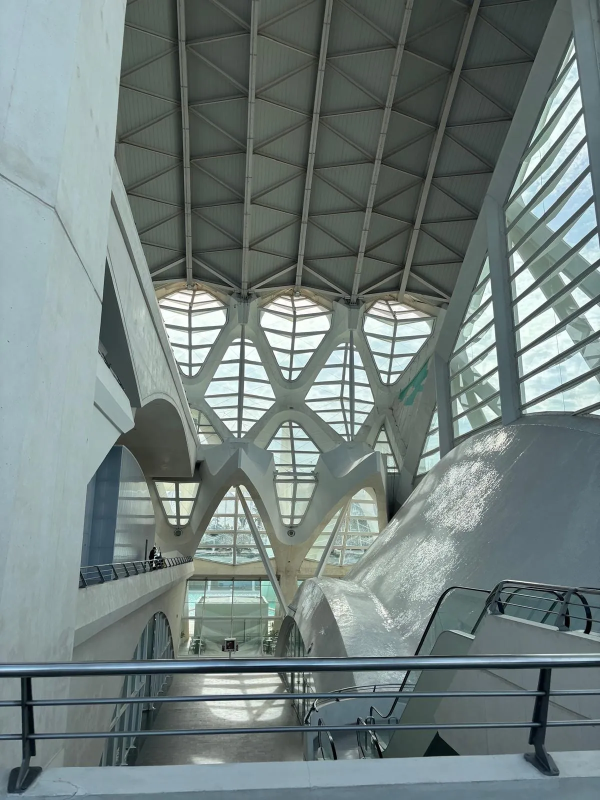 One of the many stunning views from inside the museum